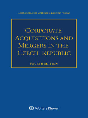 cover image of Corporate Acquisitions and Mergers in the Czech Republic